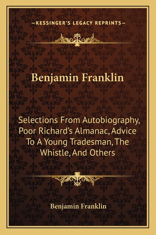 Front cover_Benjamin Franklin