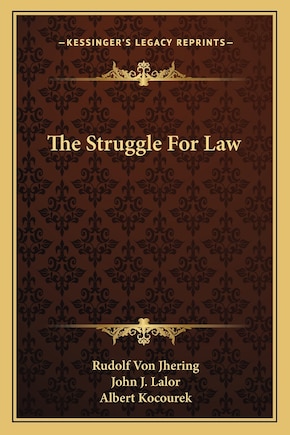 The Struggle For Law