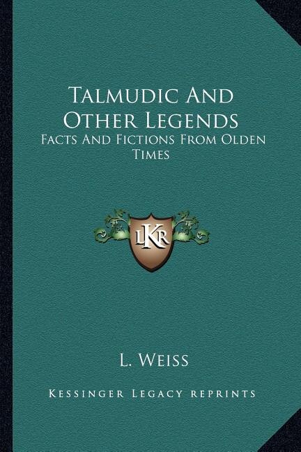Front cover_Talmudic And Other Legends