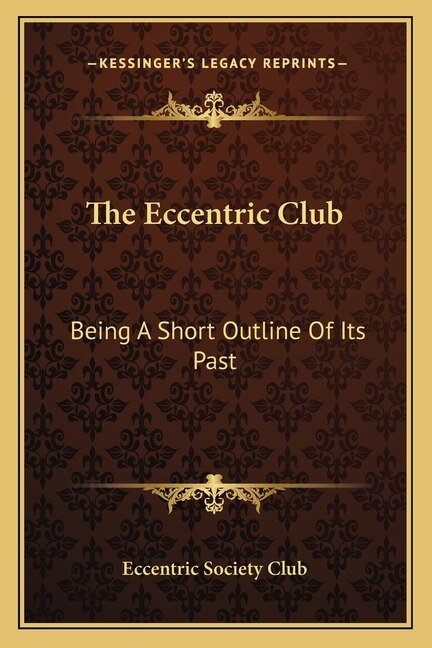 Front cover_The Eccentric Club