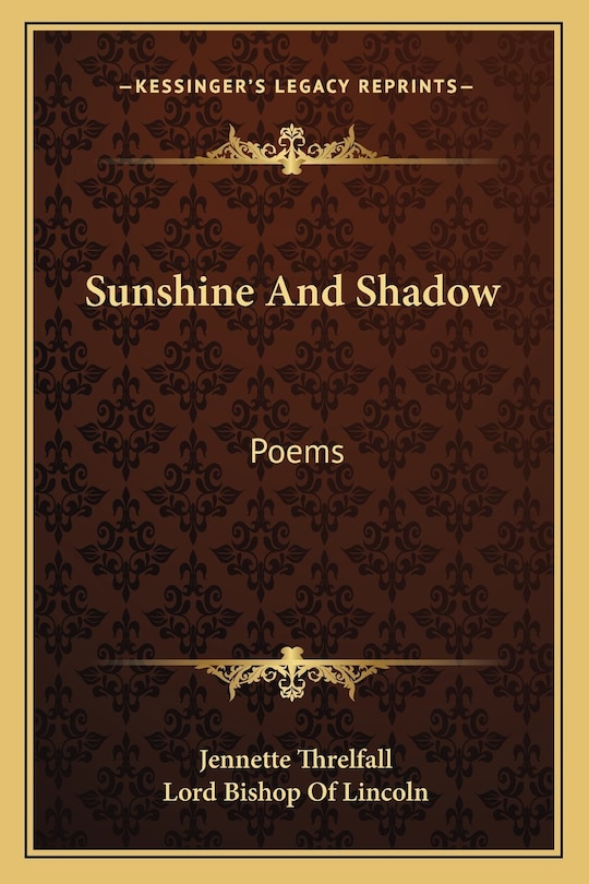 Front cover_Sunshine And Shadow