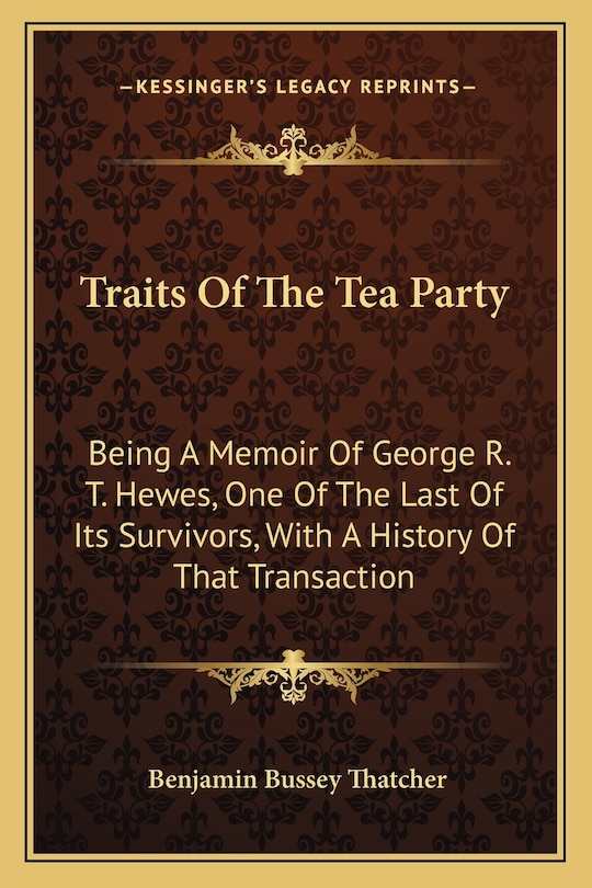 Front cover_Traits Of The Tea Party
