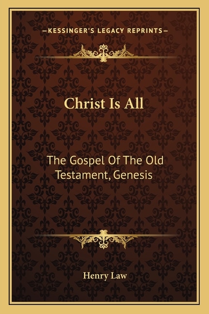 Couverture_Christ Is All