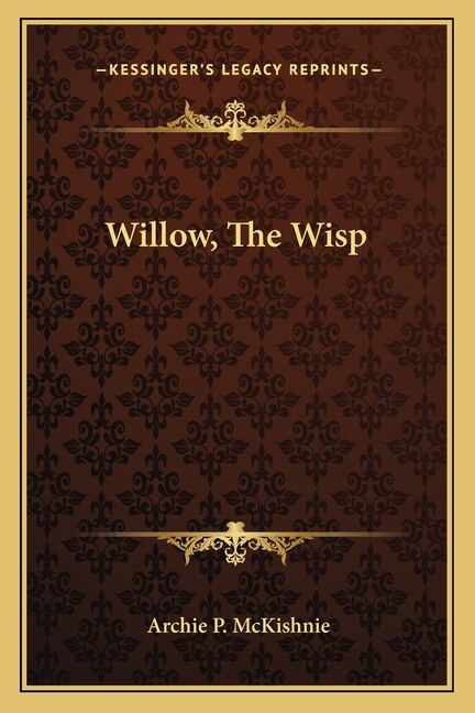 Front cover_Willow, The Wisp