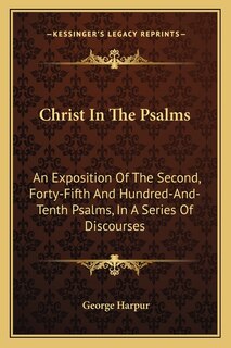 Front cover_Christ In The Psalms