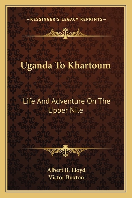 Couverture_Uganda To Khartoum