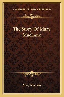 Couverture_The Story Of Mary MacLane