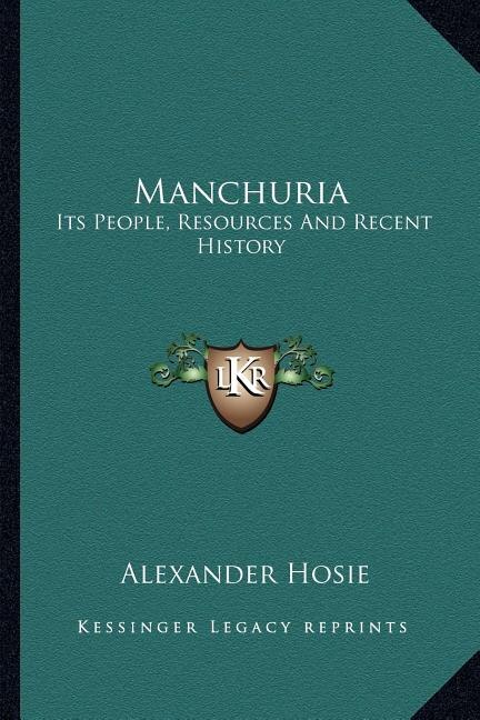 Front cover_Manchuria