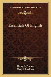 Couverture_Essentials of English