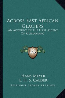 Front cover_Across East African Glaciers