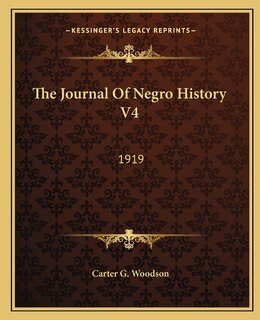 Couverture_The Journal Of Negro History V4