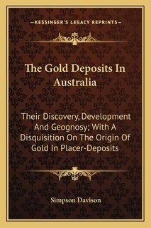 Couverture_The Gold Deposits In Australia