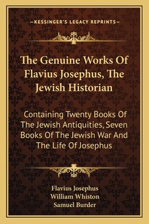 Couverture_The Genuine Works of Flavius Josephus, the Jewish Historian
