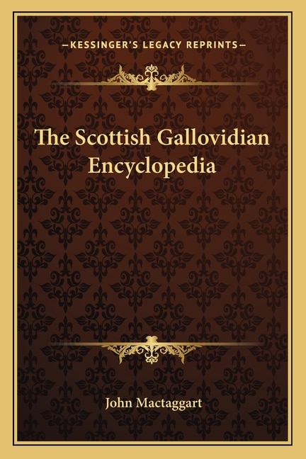 Front cover_The Scottish Gallovidian Encyclopedia