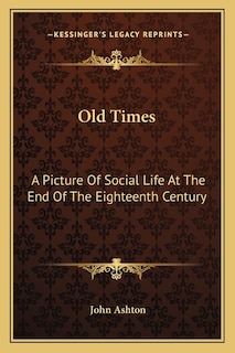 Front cover_Old Times