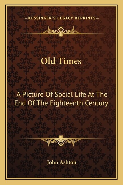 Front cover_Old Times