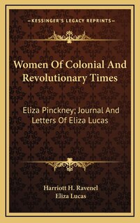 Front cover_Women Of Colonial And Revolutionary Times