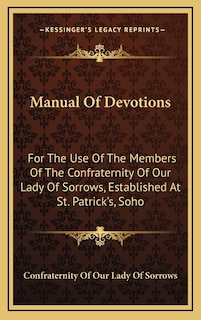 Front cover_Manual Of Devotions