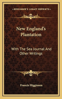 Front cover_New England's Plantation