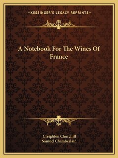 Front cover_A Notebook for the Wines of France