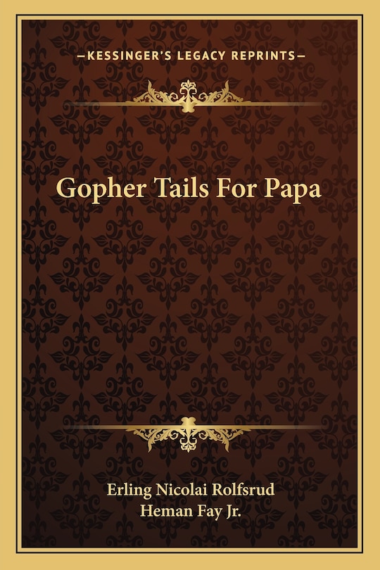 Couverture_Gopher Tails For Papa