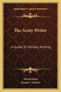 Couverture_The Army Writer