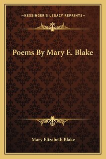 Front cover_Poems by Mary E. Blake