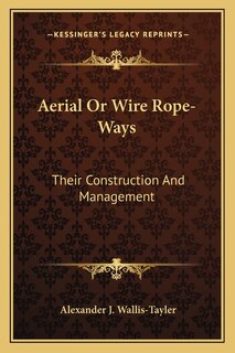 Couverture_Aerial Or Wire Rope-Ways