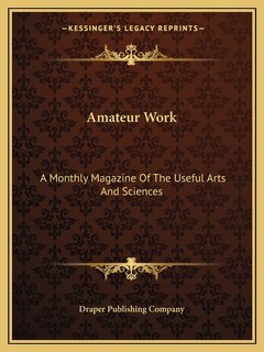 Front cover_Amateur Work