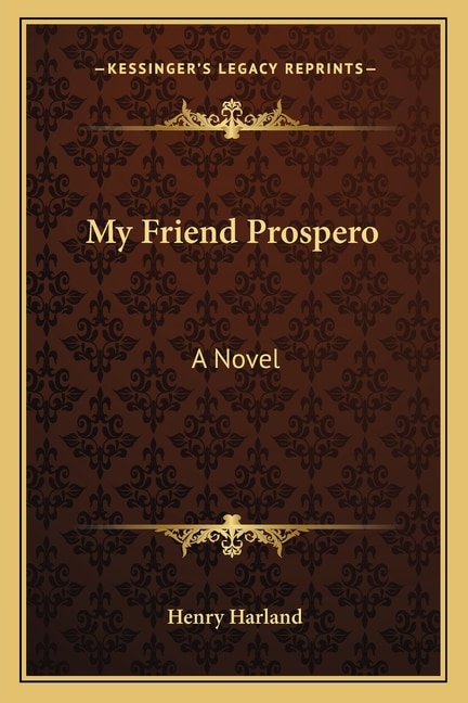 Front cover_My Friend Prospero