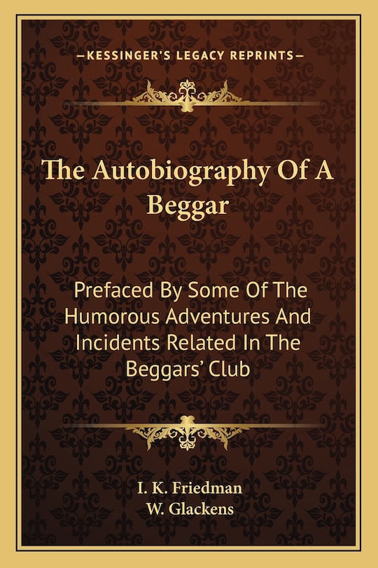 Front cover_The Autobiography Of A Beggar