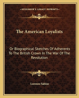 Front cover_The American Loyalists