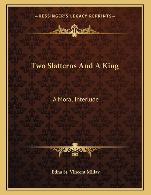 Front cover_Two Slatterns And A King