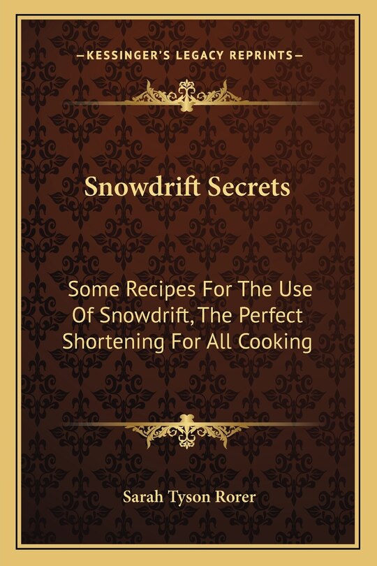 Front cover_Snowdrift Secrets