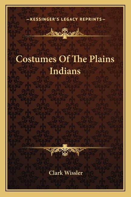 Front cover_Costumes of the Plains Indians