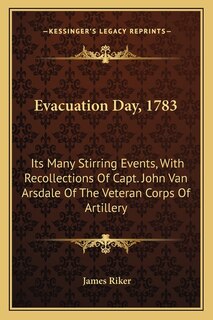 Couverture_Evacuation Day, 1783