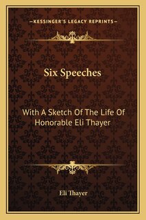 Front cover_Six Speeches