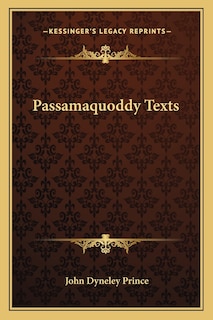 Front cover_Passamaquoddy Texts