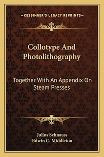 Couverture_Collotype And Photolithography