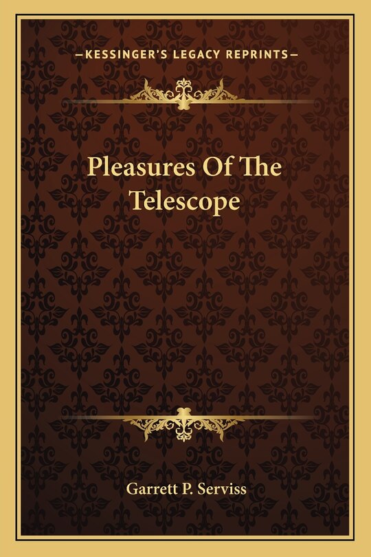 Front cover_Pleasures Of The Telescope