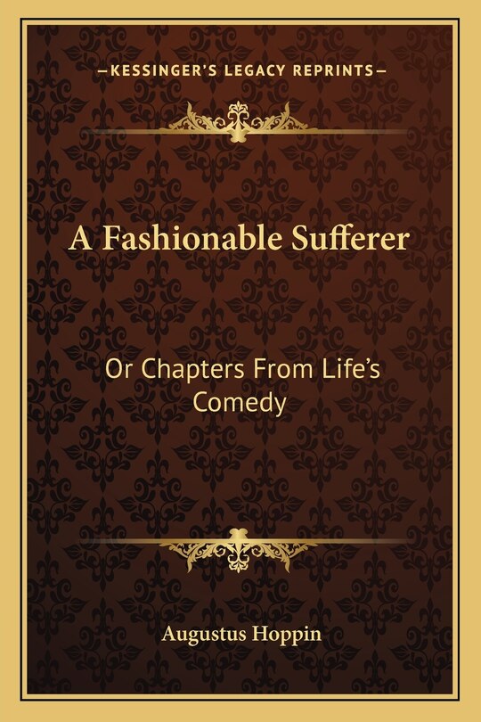 Front cover_A Fashionable Sufferer