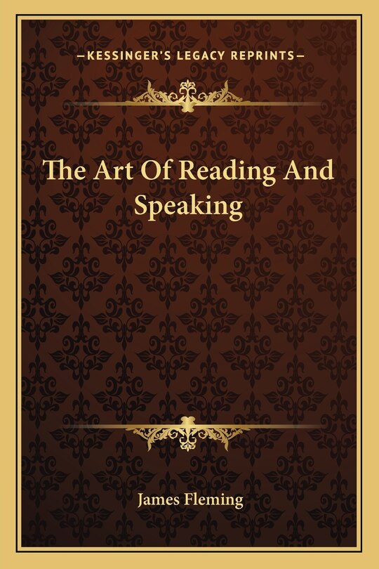 Front cover_The Art Of Reading And Speaking