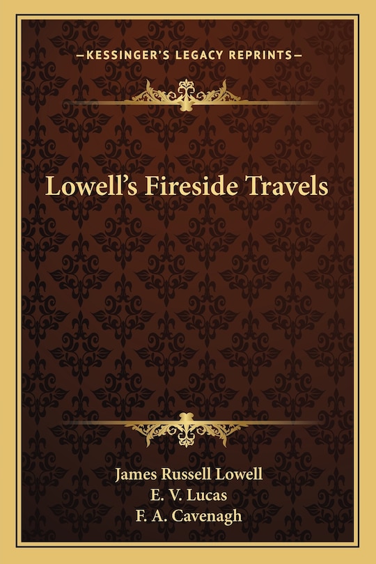 Front cover_Lowell's Fireside Travels