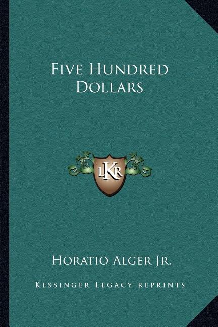 Front cover_Five Hundred Dollars