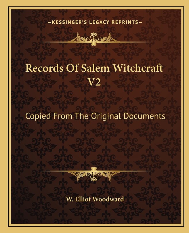 Couverture_Records Of Salem Witchcraft V2