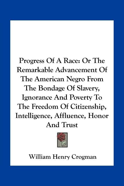 Couverture_Progress Of A Race