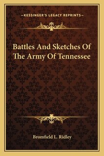 Front cover_Battles And Sketches Of The Army Of Tennessee