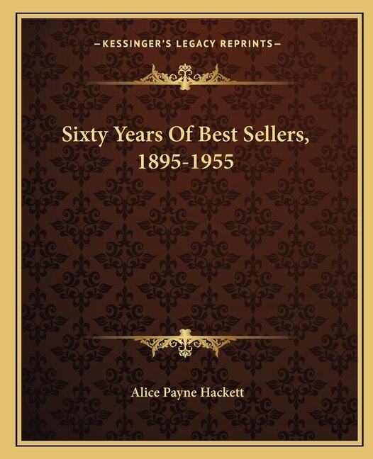 Front cover_Sixty Years Of Best Sellers, 1895-1955