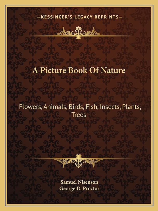 Front cover_A Picture Book Of Nature