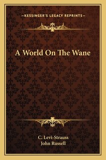 Front cover_A World On The Wane